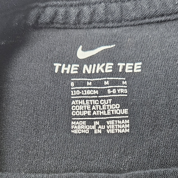 Nike Boys Tee Baseball Black Size 6 M - Picture 3 of 4